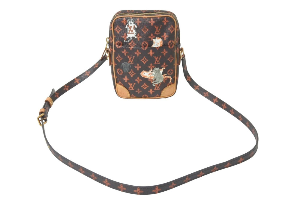 Louis Vuitton Crossbody Bag Panam Transformed Monogram Red